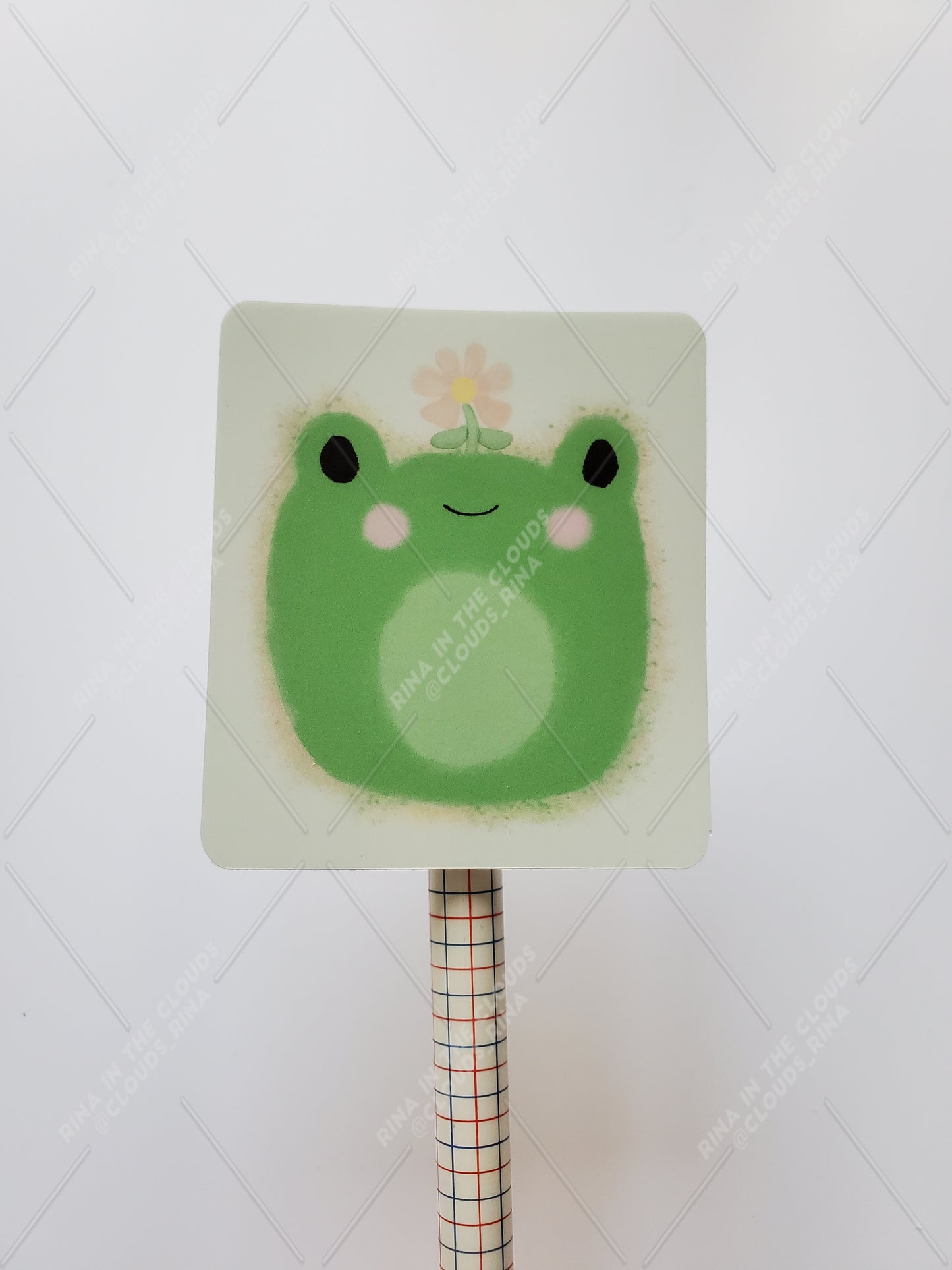 Flower Frog Sticker